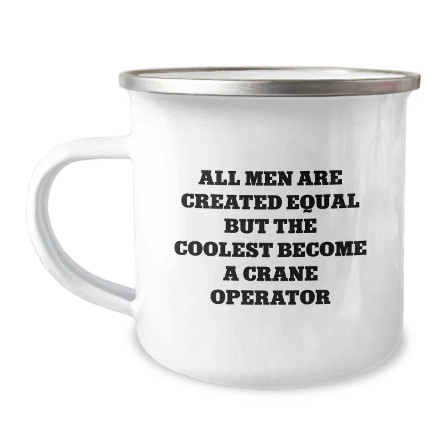 Funny Crane Operator Gifts for Men, Unique Valentine's Unique Gifts from Friends for Crane Operator Lovers, Funny Camping Mug - Image 1