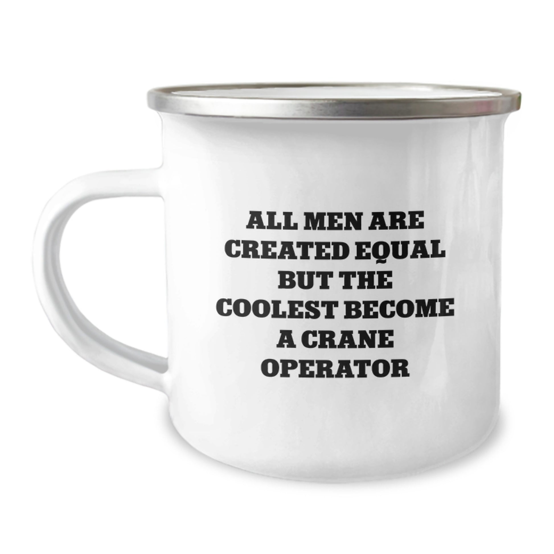 Funny Crane Operator Gifts for Men, Unique Valentine's Unique Gifts from Friends for Crane Operator Lovers, Funny Camping Mug - Image 1