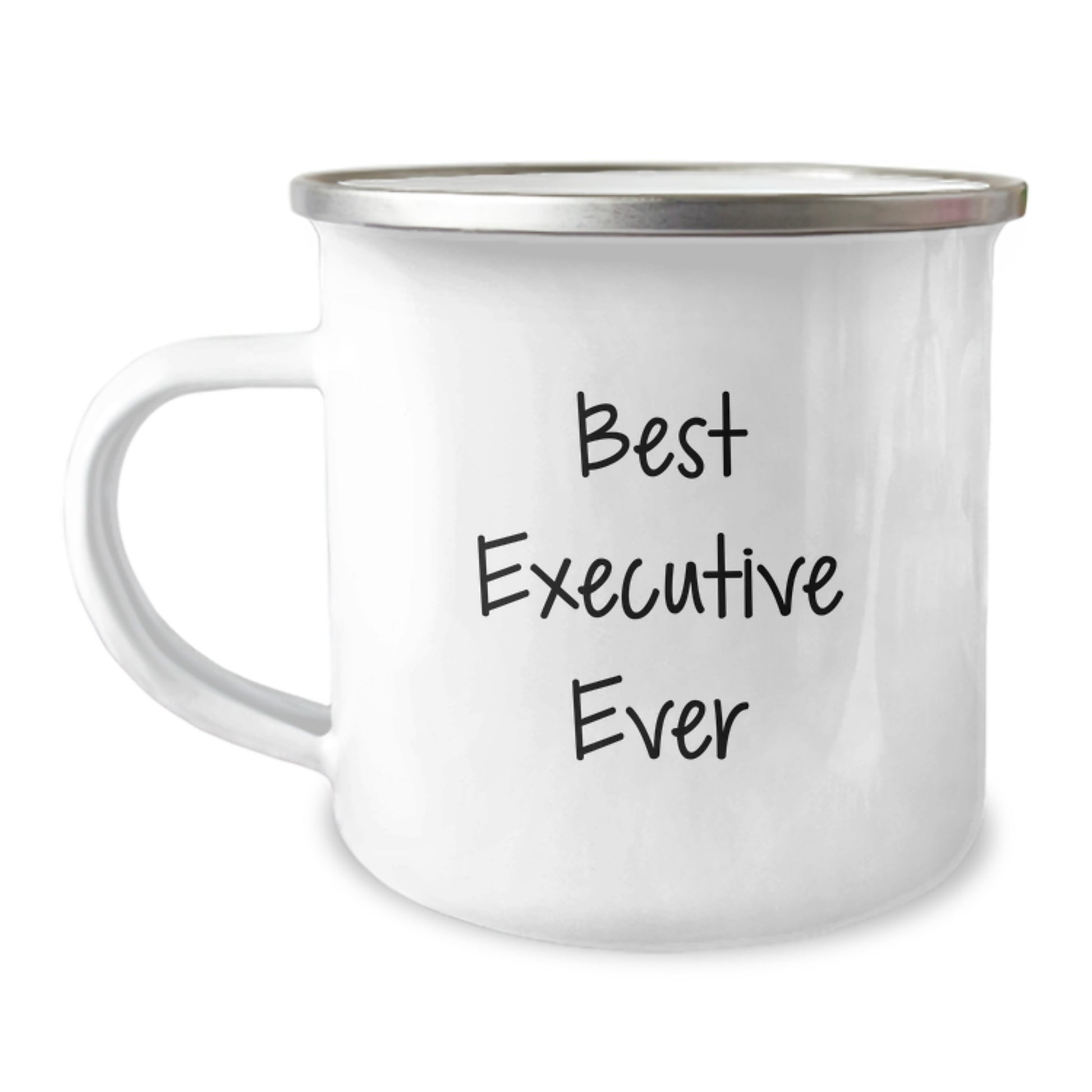Executive Gifts from Friends, Funny Quote 'Best Executive Ever' on Camping Mug for Graduation Unique Gifts - Image 1