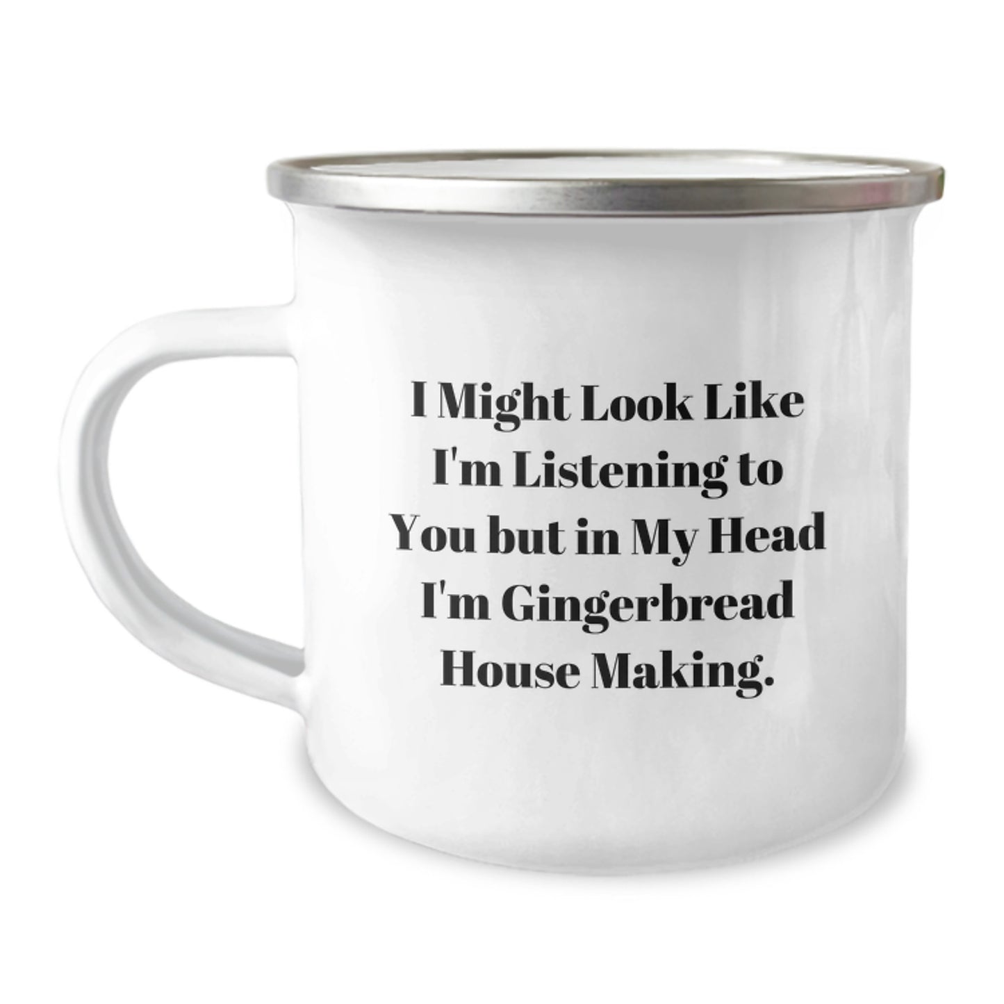 Christmas Unique Gifts for Gingerbread House Making Enthusiasts, Funny Camping Mug Gifts from Men, Women, Friends, Coworkers, Family Members - Image 1