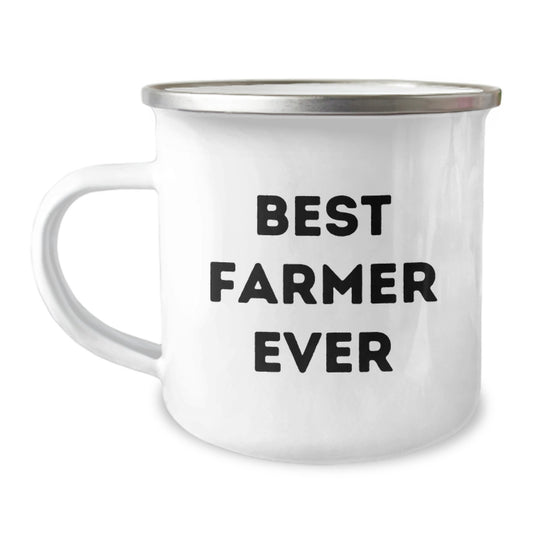 Farmer Gifts, Funny Quote, Camping Mug for Men, Best Farmer Ever, Gifts from Family, Graduation Unique Gifts - Image 1