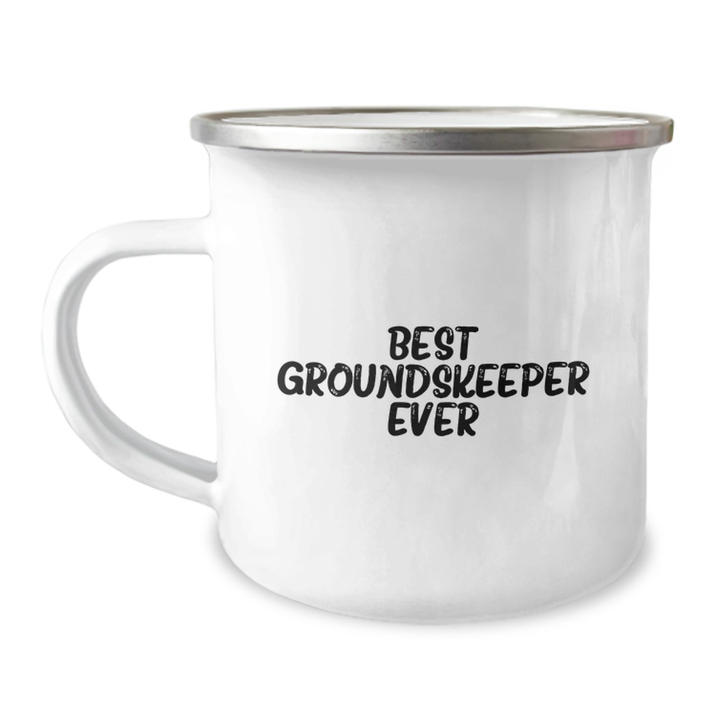 groundskeeper Christmas Unique Gifts from Friends and Family - 'Best groundskeeper Ever' Funny Camping Mug for Men and Women - Image 1