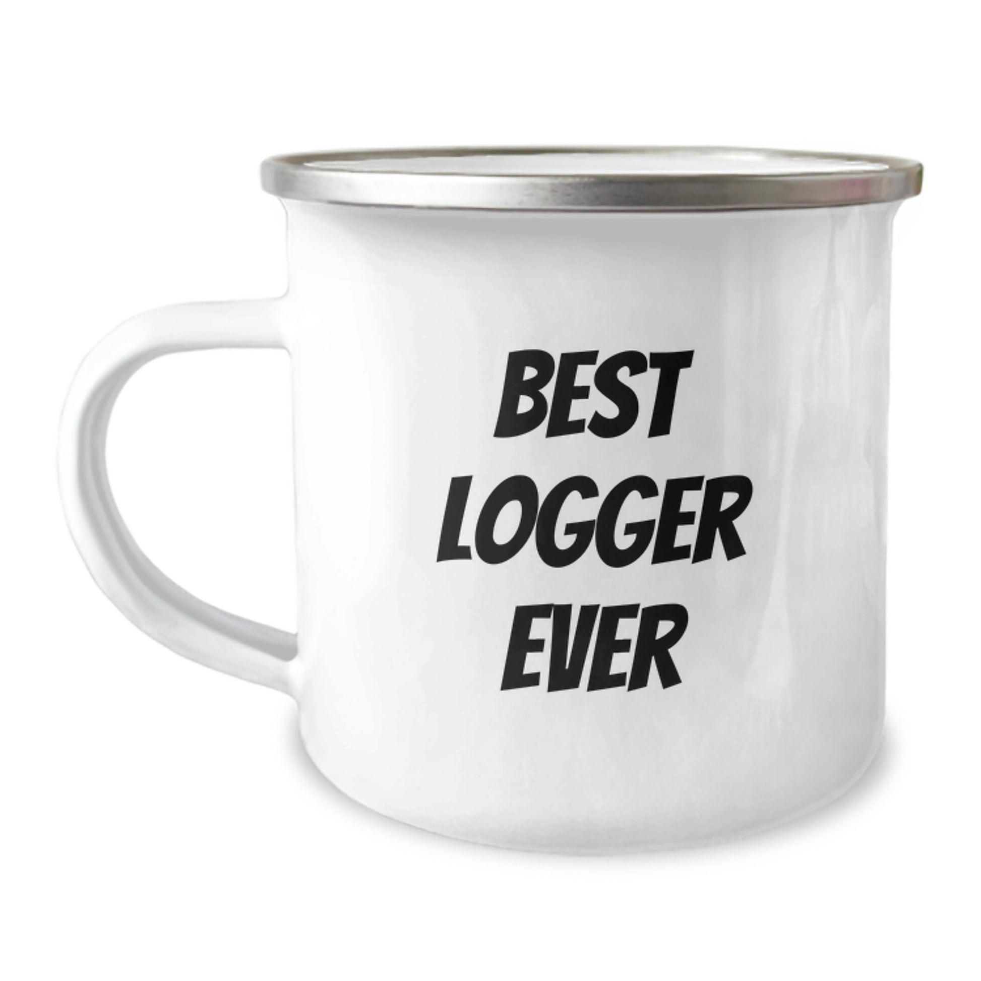 Funny Logger Gifts from Friends, Best Logger Ever Birthday Unique Gifts for Men, Women, and Family - Logger Camping Mug - Image 1