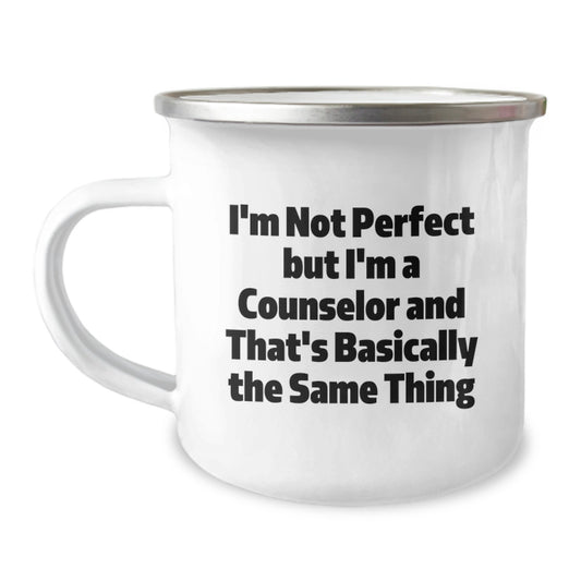 Funny Counselor Gifts from Men to Women, Unique Christmas Memorable Presents for Counselor Friends and Family, Camping Mug with Inspirational Quote - Image 1