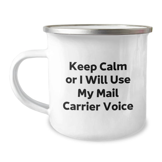 Funny Mail Carrier Humor Gifts for Mail Carrier from Men, Unique Camping Mug for Christmas Unique Gifts - Image 1