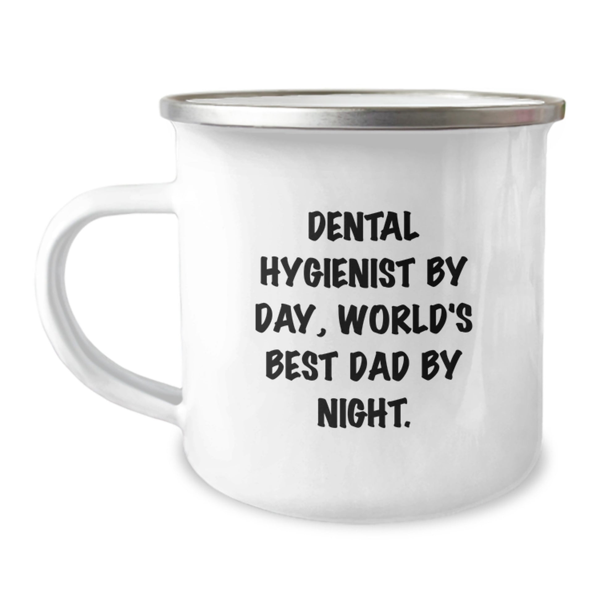 Funny Dental Hygienist Gifts for Men, Unique Camping Mugs from Dad, Christmas Unique Gifts - Image 1