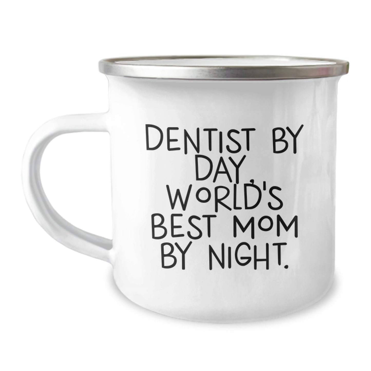 Funny Dentist Gifts for Birthday Unique Presents from Mom to Dentist Friends Camping Mug - Image 1