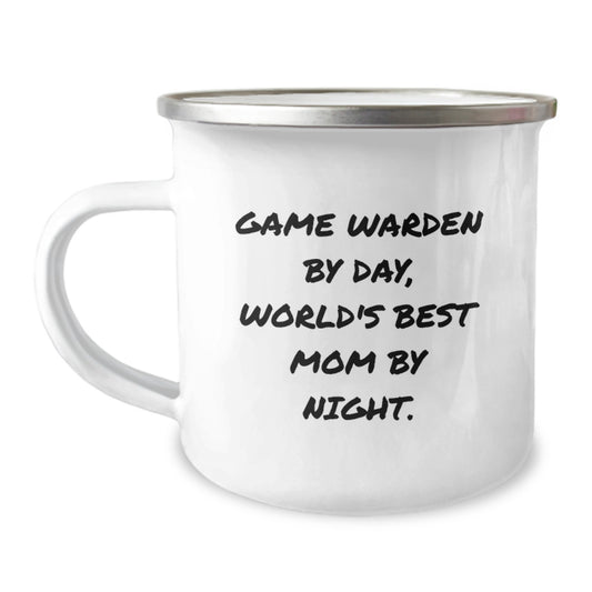 Unique Gifts from Friends or Family for Game Warden Man - Funny Camping Mug for Birthday Unique Gifts - Image 1