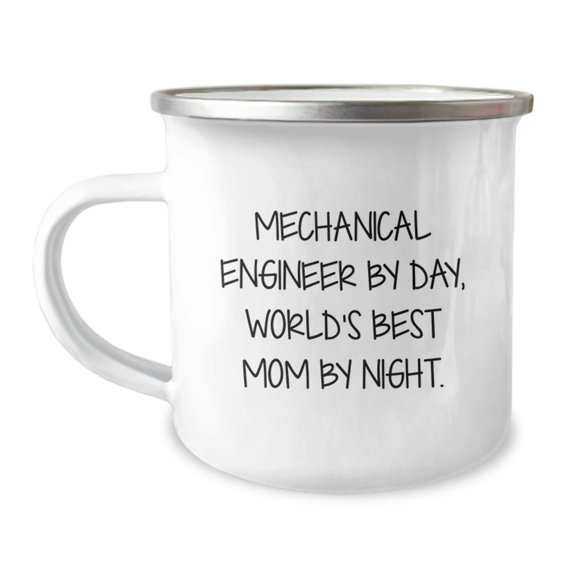 Funny Mechanical Engineer Gifts from Mom - Birthday Unique Gifts for Men - Camping Mug with World's Best Mom Quote - Image 1