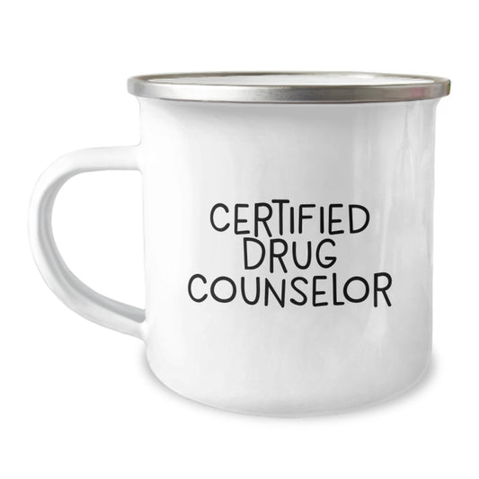 Funny Drug Counselor Gifts from Friends - Certified Drug Counselor Christmas Unique Mugs for Men Women Coworkers Family - Image 1