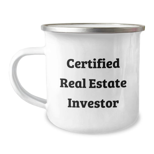 Real Estate Investor Gifts, Funny Quote, Camping Mug, Birthday Unique Gifts from Friends to Real Estate Investors - Image 1