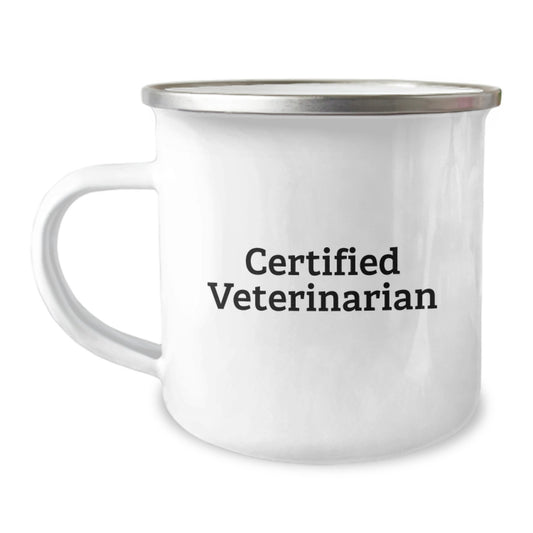 Funny Gifts from Family for Veterinarian, Camping Mug, Valentine's Unique Gifts for Men Women Friends Coworkers - Image 1