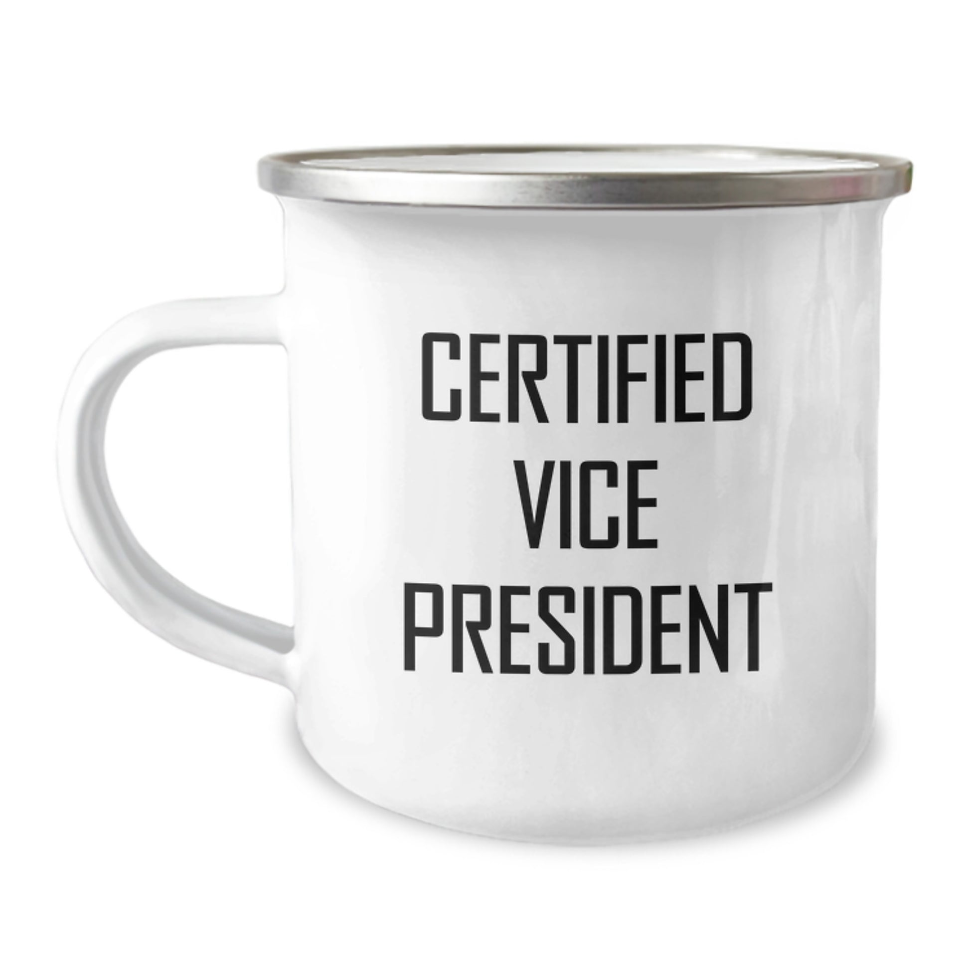 Funny Gifts for Vice President - Camping Mug with 'I'm the Boss' Quote, Ideal Gift from Friends or Coworkers for Christmas - Image 1