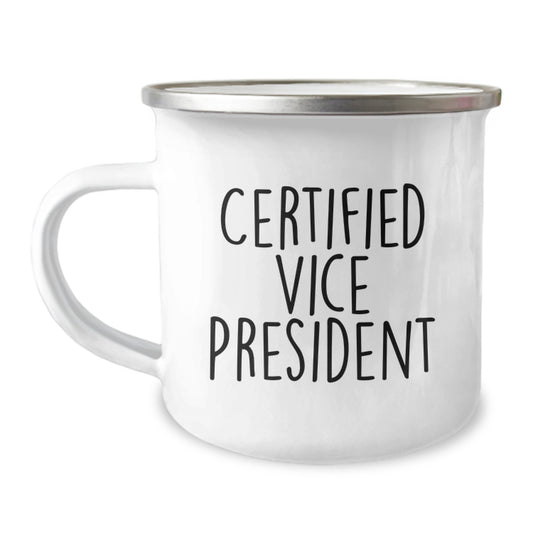 Funny Vice President Gifts for Men - Christmas Unique Presents for Vice President from Family, Vice President Camping Mug with Inspirational Quote - Image 1