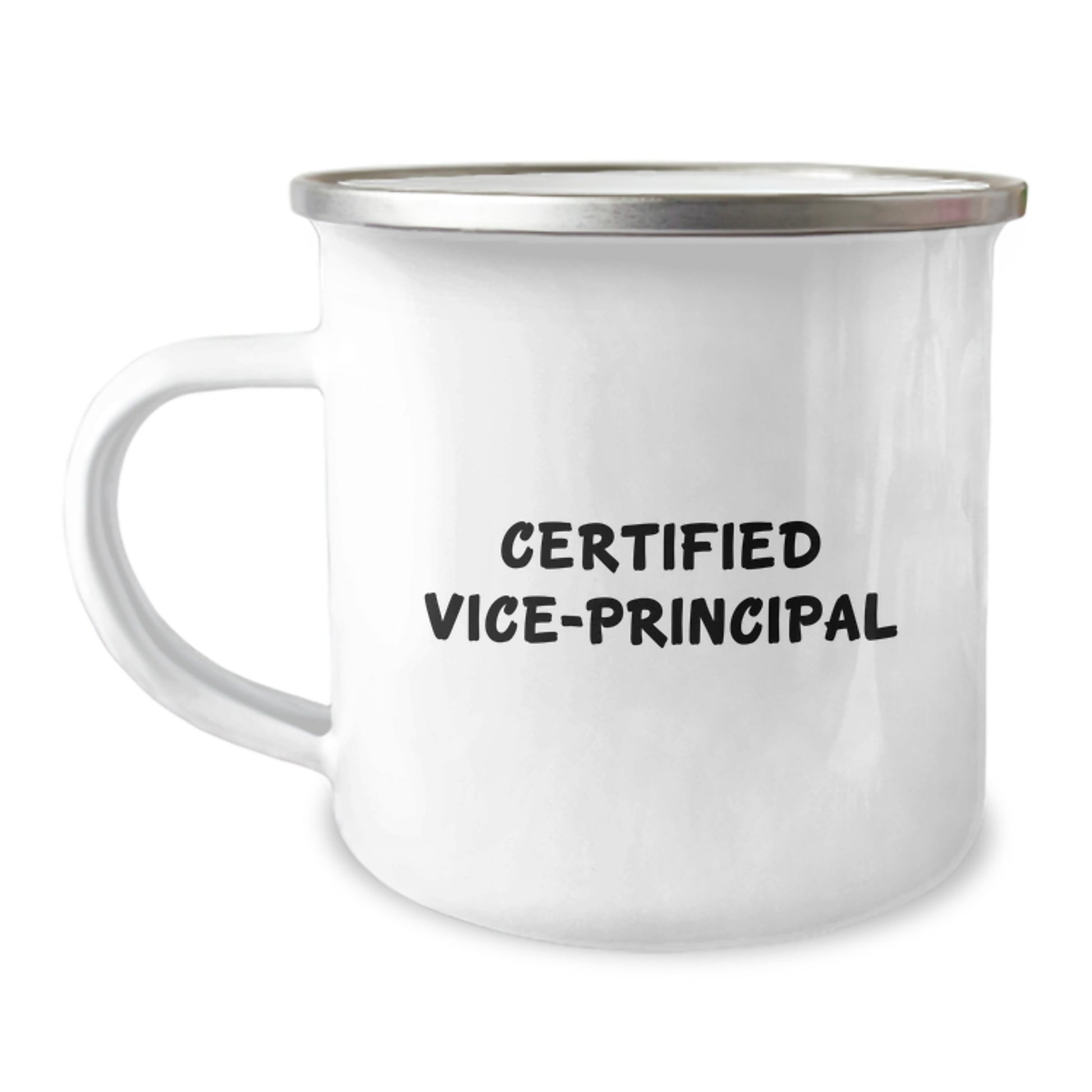 Funny Vice-principal Gifts for Men, Christmas Unique Gifts from Friends, Certified Vice-principal Quote Engraved Stainless Steel Camping Mug - Image 1
