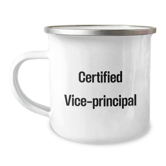 Funny Vice-principal Gifts for Men from Friends - Valentine's Unique Gifts, 'I'm not lazy I'm just on energy-saving mode' Vice-principal Camping Mug - Image 1