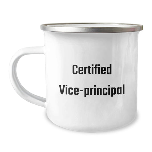 Funny Vice-principal Gifts from Friends - Certified Vice-principal Christmas Unique Mugs for Vice-principal, Men, Women, and Coworkers - Image 1