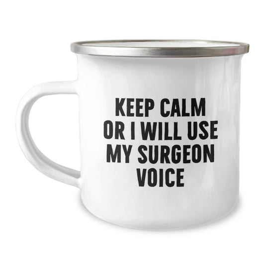 Funny Surgeon Gifts for Surgeons, Camping Mug for Surgeon Enthusiasts, Mother's Day Unique Gifts from Family to Surgeon Friends - Image 1