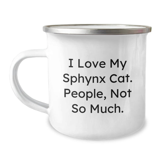 Sphynx Cat Lover Camping Mug Gifts from Family Friends Funny Quote Sphynx Cat Christmas Unique Ideas - Image 1