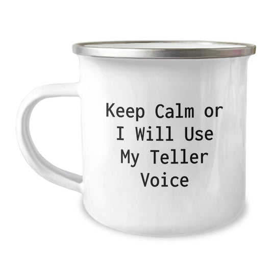 Funny Teller Gifts for Graduation, Camping Mug for Men or Women from Friends or Coworkers - Image 1