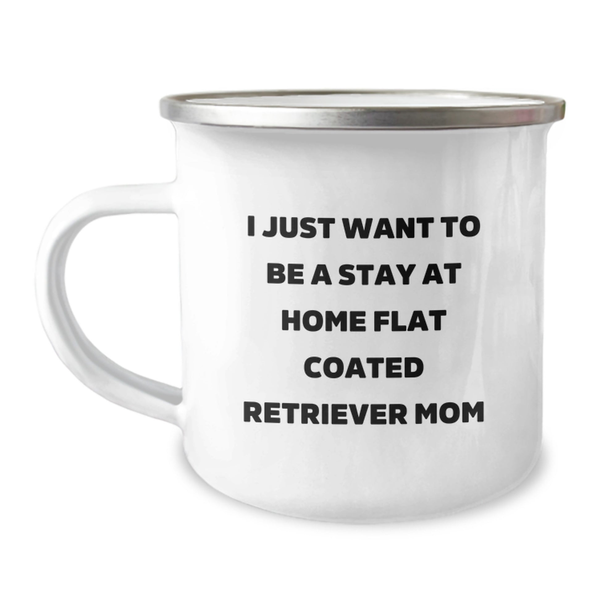 Funny Flat Coated Retriever Dog Gifts from Mom - Camping Mug for Birthday Unique Gifts - Image 1