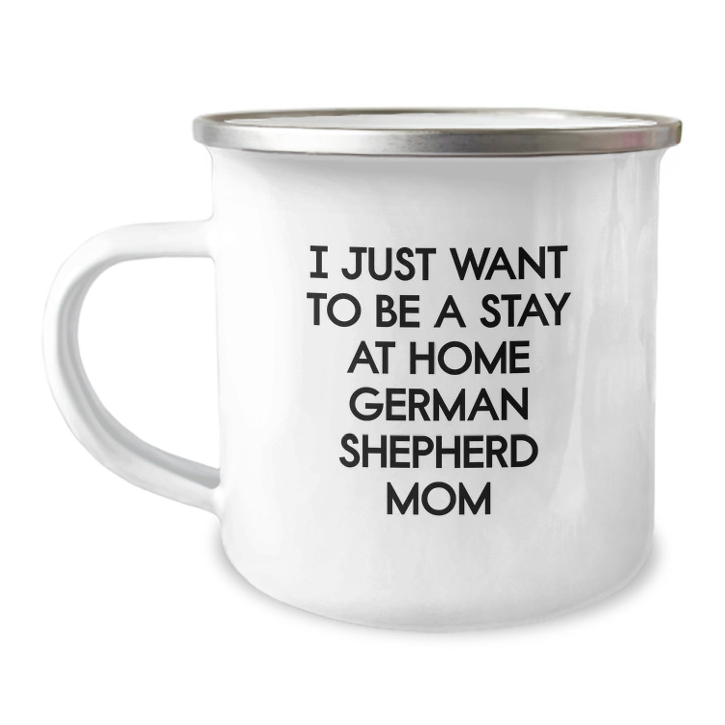 German Shepherd Dog Camping Mug, Funny Birthday Unique Gifts for Family, Friends, and Men from Women, Unique German Shepherd Mom Mug - Image 1