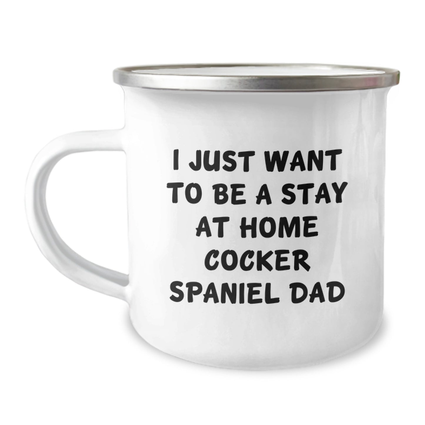 Cocker Spaniel Dog Dad Funny Camping Mug - Valentine's Unique Gifts from Men to Cocker Spaniel Dog Lovers - Image 1