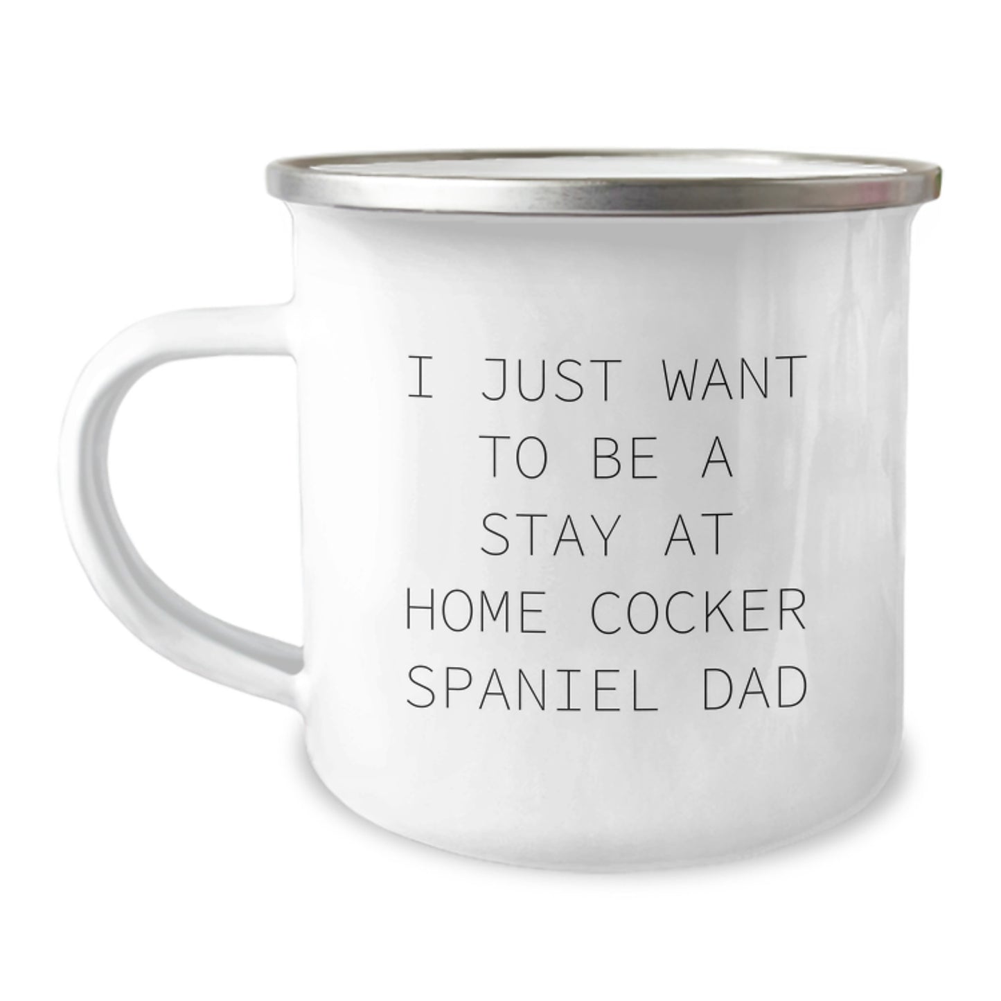 Cocker Spaniel Dog Lover's Funny Camping Mug Gifts for Men from Family on Christmas Unique - Image 1