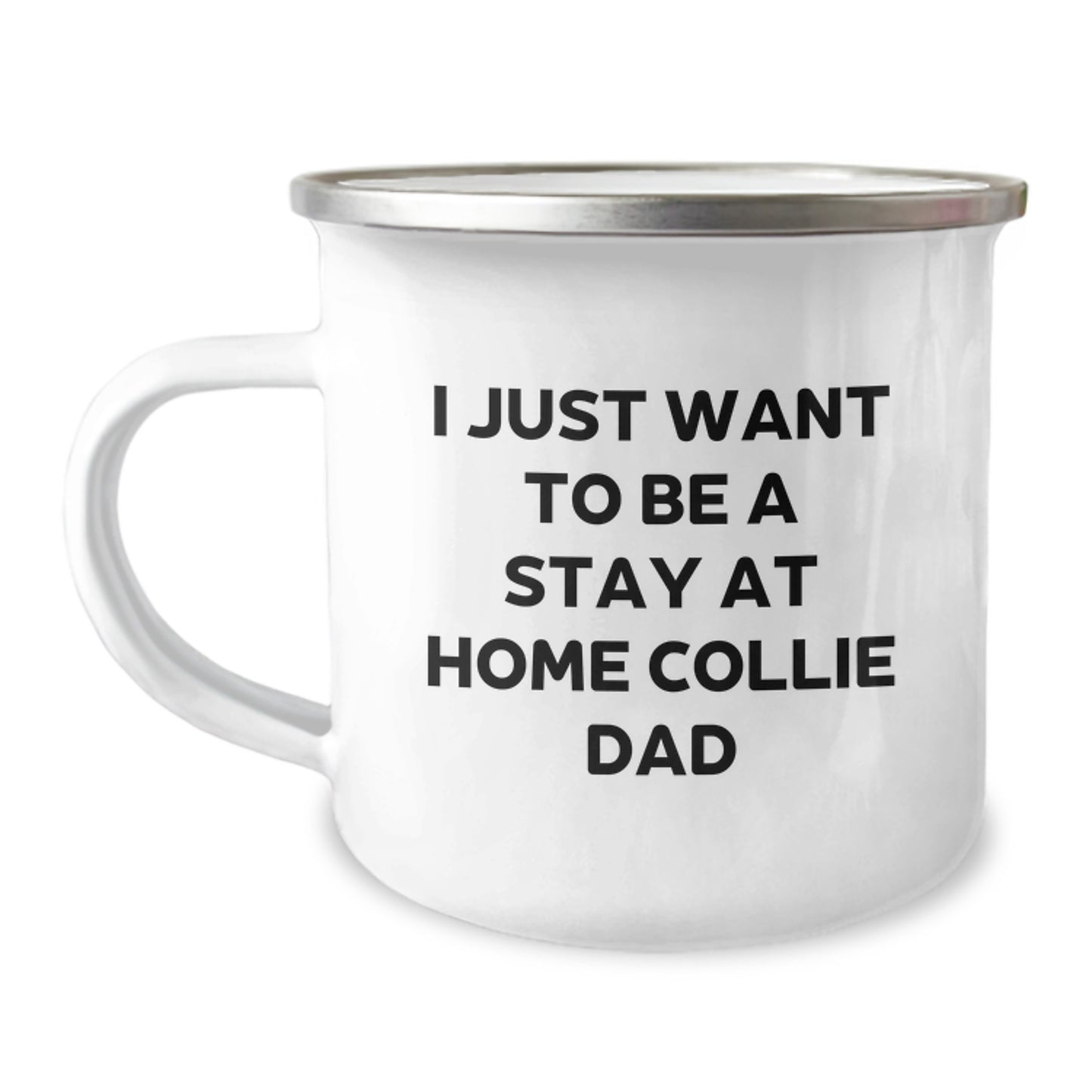 Funny Collie Dog Camping Mug Gifts for Collie Dog Dad from Family this Christmas - Image 1