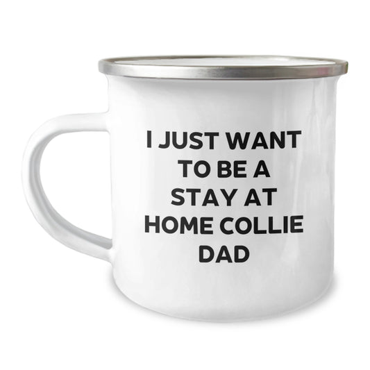 Funny Collie Dog Camping Mug Gifts for Collie Dog Dad from Family this Christmas - Image 1