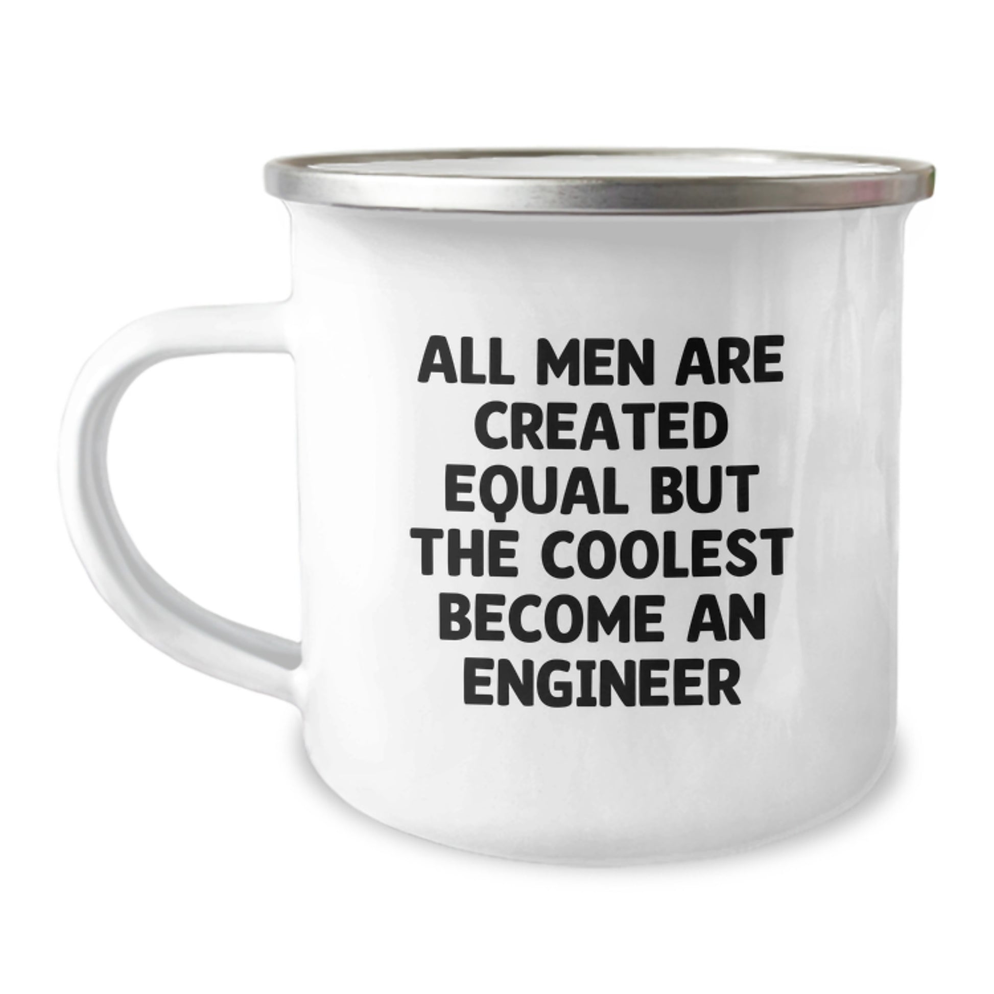 Funny Quirky Engineer Camping Mug Gifts from Men, Valentine's Unique Engineer Gifts for Engineer Friends - Image 1