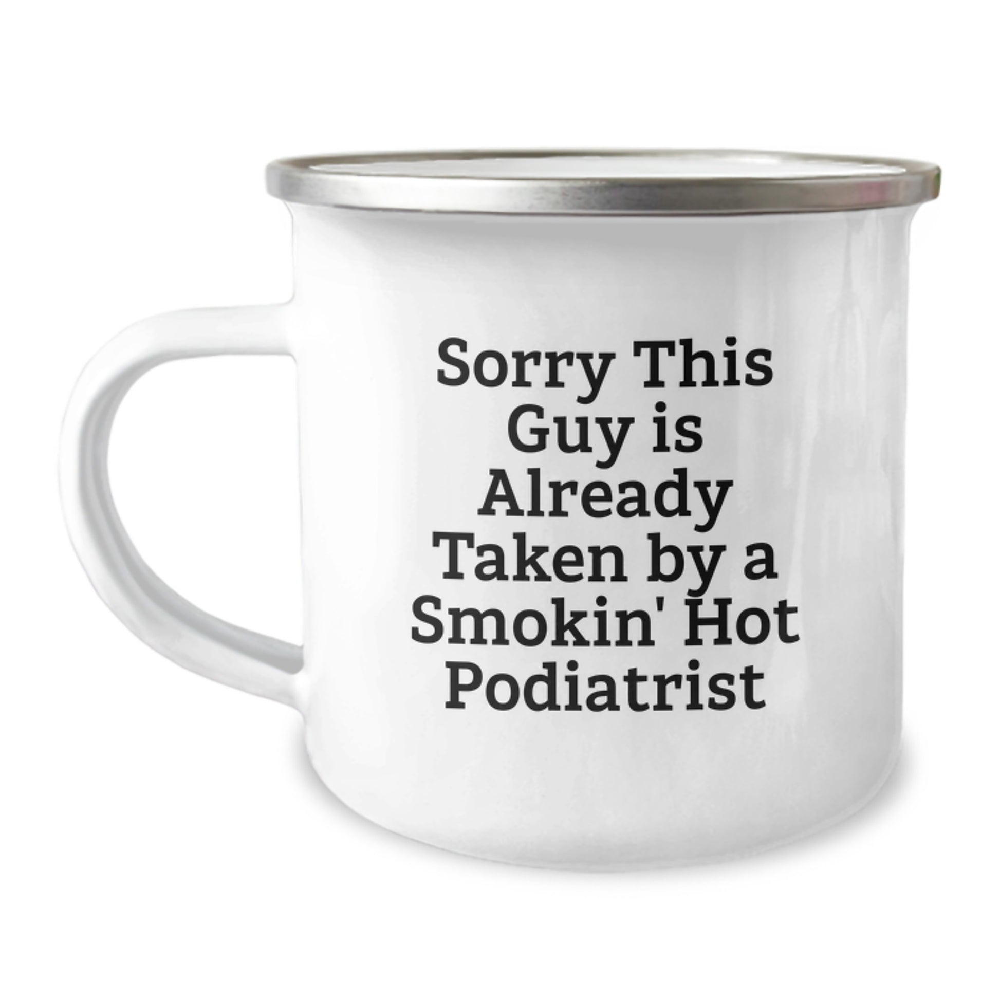 Funny Podiatrist Camping Mug Gifts for Men from Friends on Christmas - Image 1