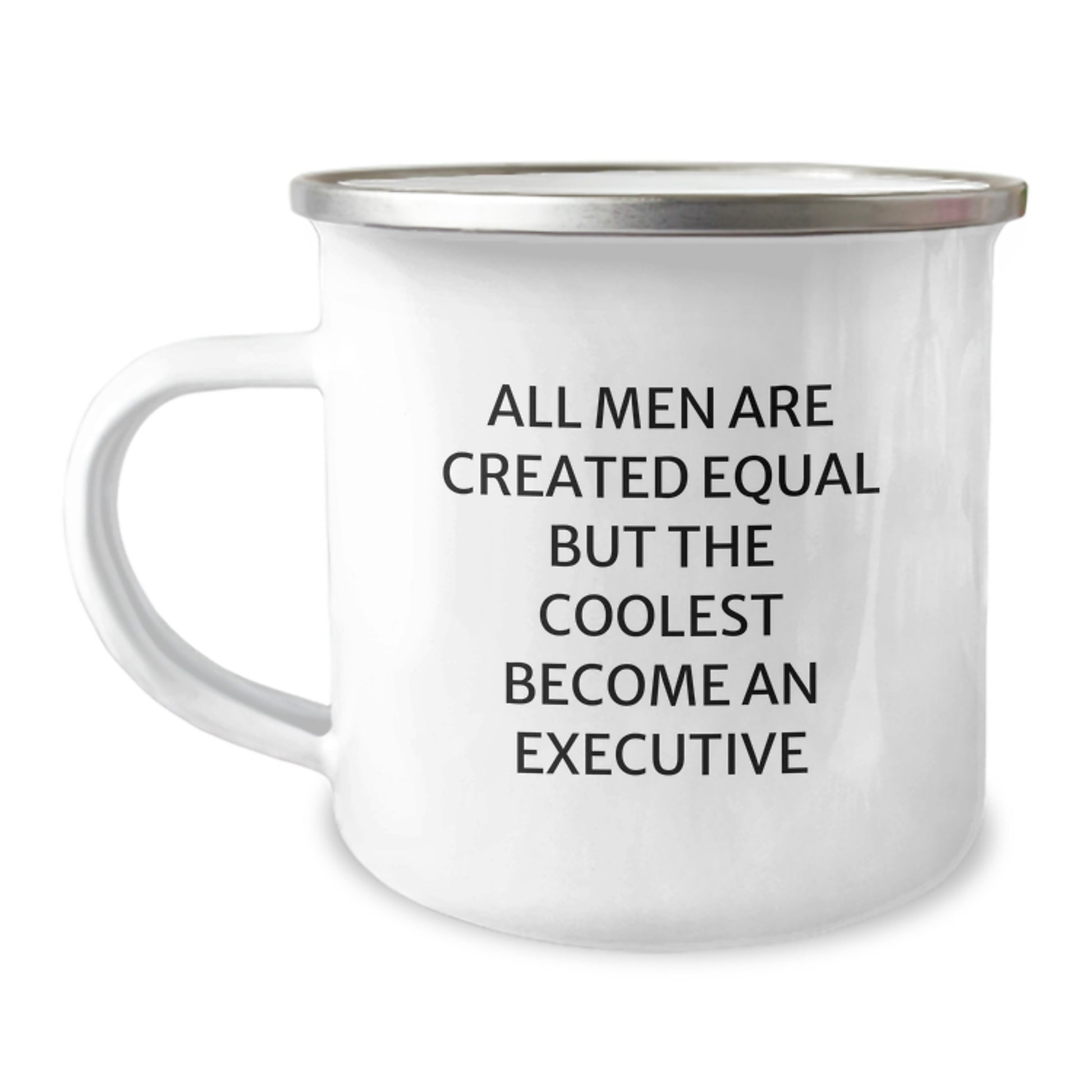 Executive Camping Mug Keepsake Birthday Gift for Him with Quote - Image 1