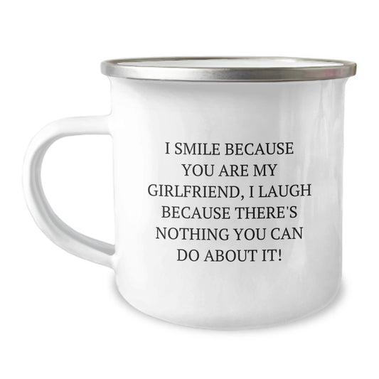 Funny Sweetheart Camping Mug Gifts from Men to Sweetheart, Unique Gifts for Sweetheart, Camping Mug for Sweetheart with Inspirational Quote, Ideal Gift for Sweetheart on Father's Day - Image 1