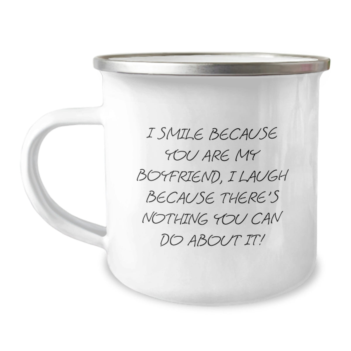 Funny Sweetheart Gifts from Men, Unique Camping Mug for Sweetheart on Mother's Day, I Smile Because You Are My Sweetheart - Image 1