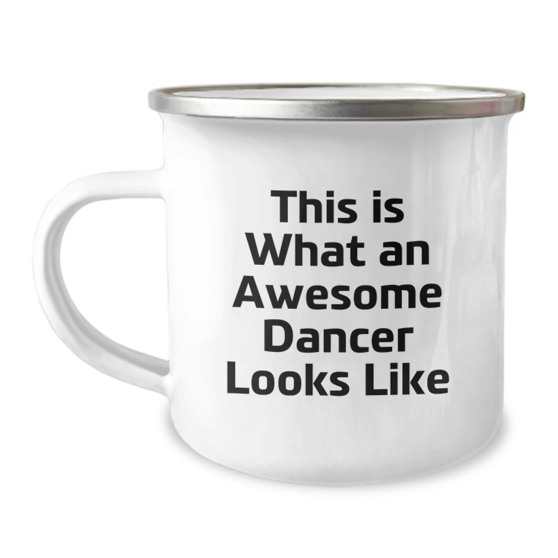 Funny Dancer Gifts from Friends Unique Birthday Unique Gifts for Dancer Camping Mug with 'This Is What An Awesome Dancer Looks Like' Quote - Image 1