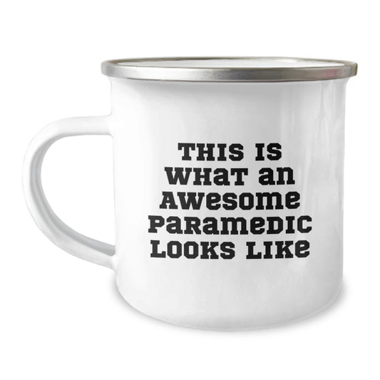 Funny Rescue Worker Gifts from Friends for Men and Women, This Is What An Awesome Rescue Worker Looks Like Camping Mug, Perfect for Graduation Unique Gifts - Image 1