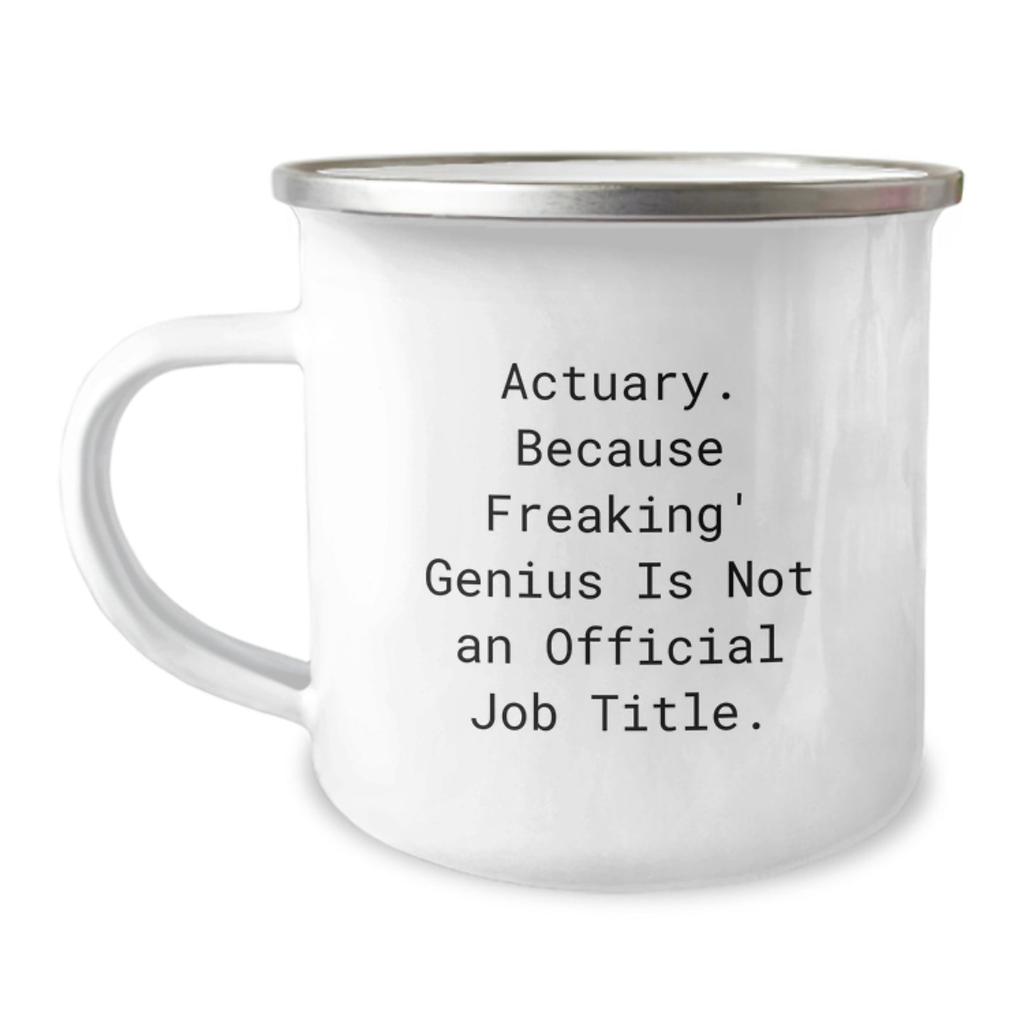 Funny Actuary Gifts from Friends - Actuary Camping Mug - Christmas Unique Ideas for Actuary Men - Image 1