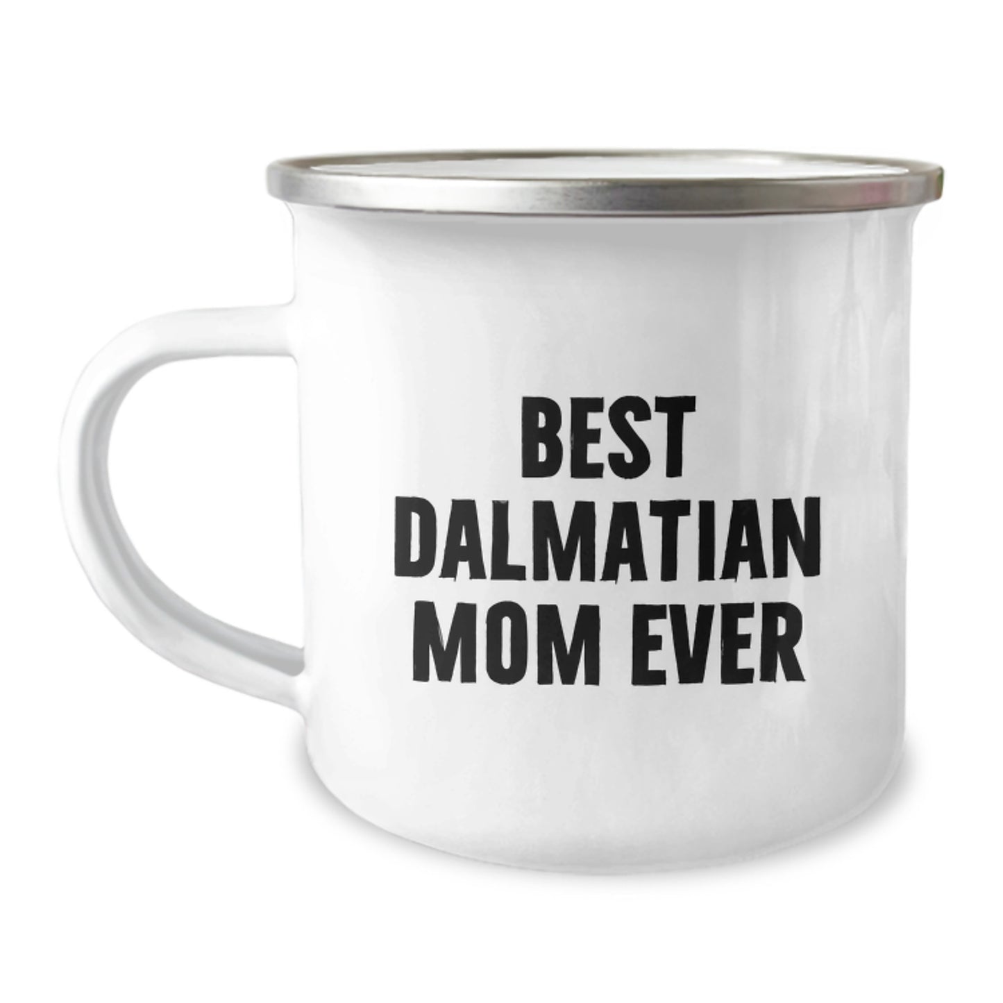 Dalmatian Dog Mom Camping Mug Gifts from Dad to Dalmatian Mom on Birthday Unique - Image 1