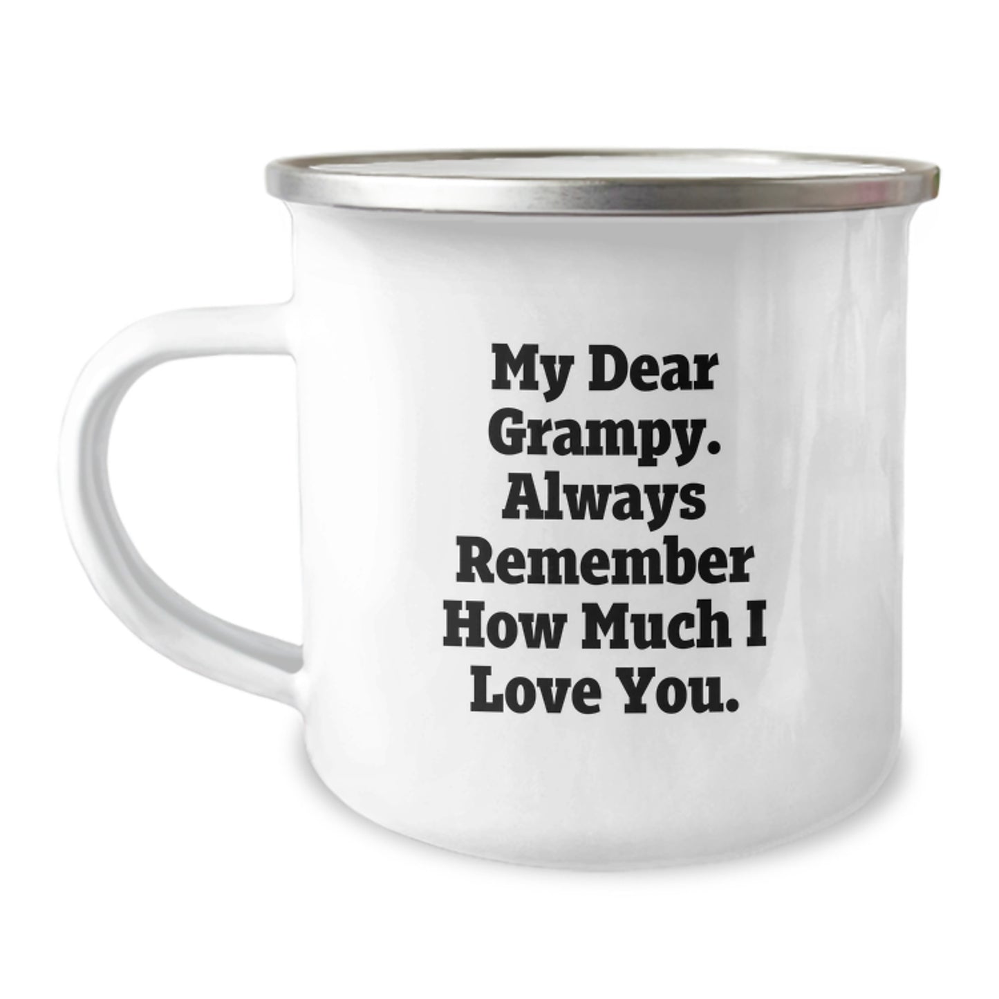 Grampy Love Camping Mug, Funny Quote, Gifts from Family for Grampy, Grampy Unique Gifts, Christmas Thoughtful Gifts for Men - Image 1