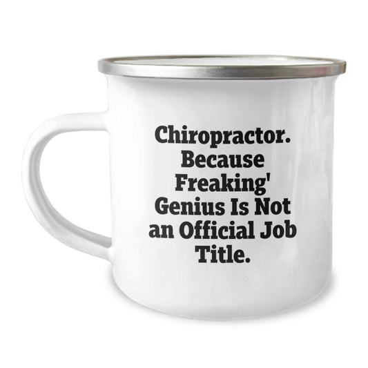 Funny Chiropractor Gifts for Him Birthday Unique Camping Mug Chiropractor Gifts from Friends - Image 1