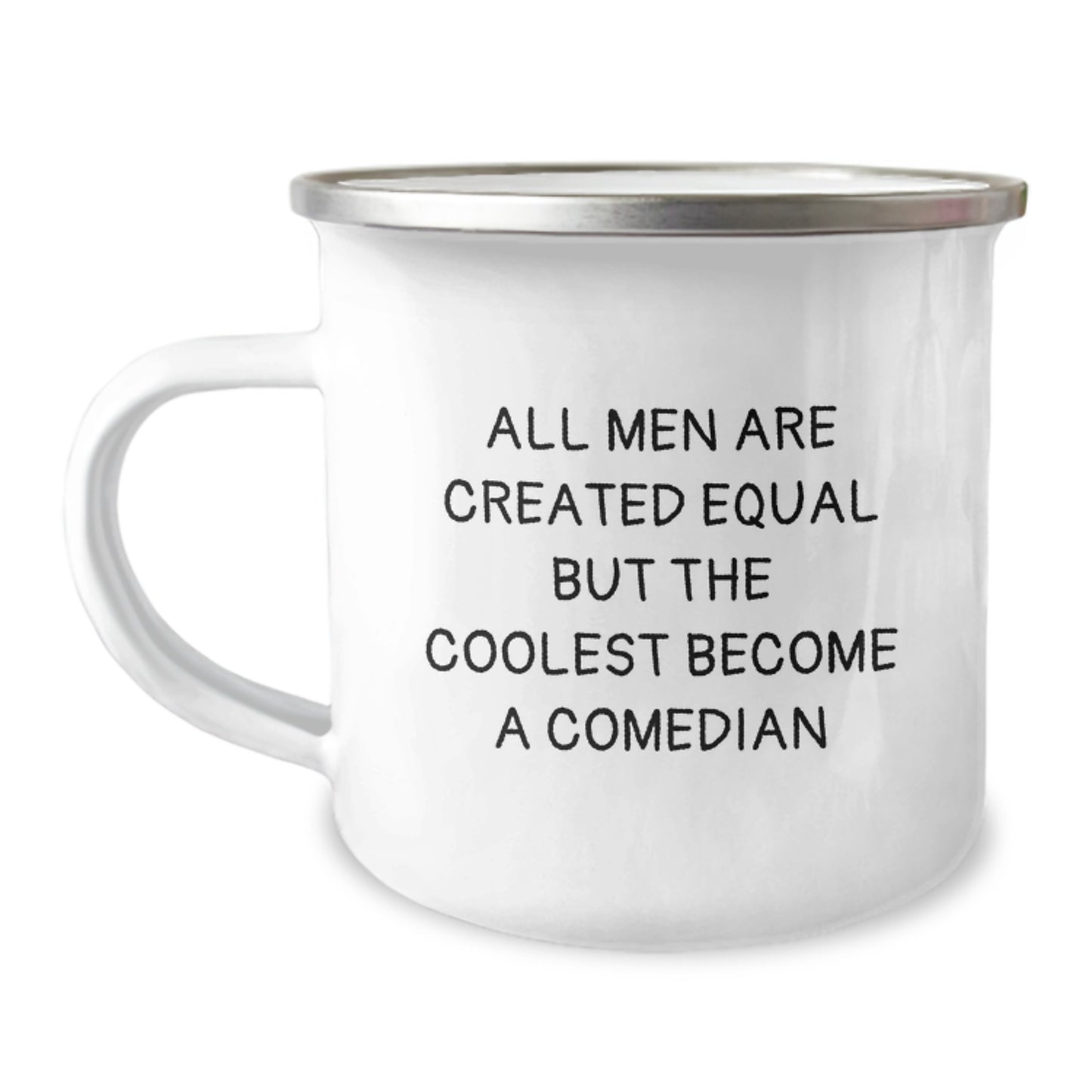 Comedian Gifts from Friends - Funny Unique Valentine's Camping Mug for Comedian Lover - Image 1