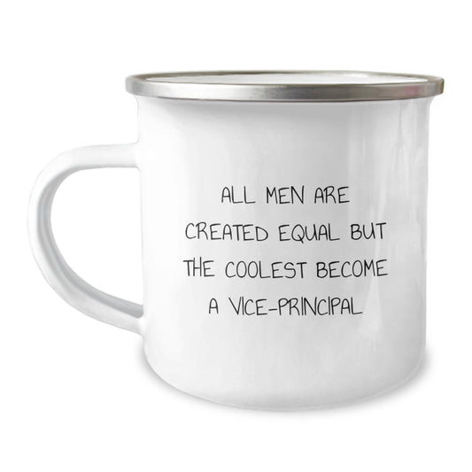 Gifts from Men, Funny Vice-principal Gifts for Vice-principal, Unique Camping Mug for Father's Day - Image 1