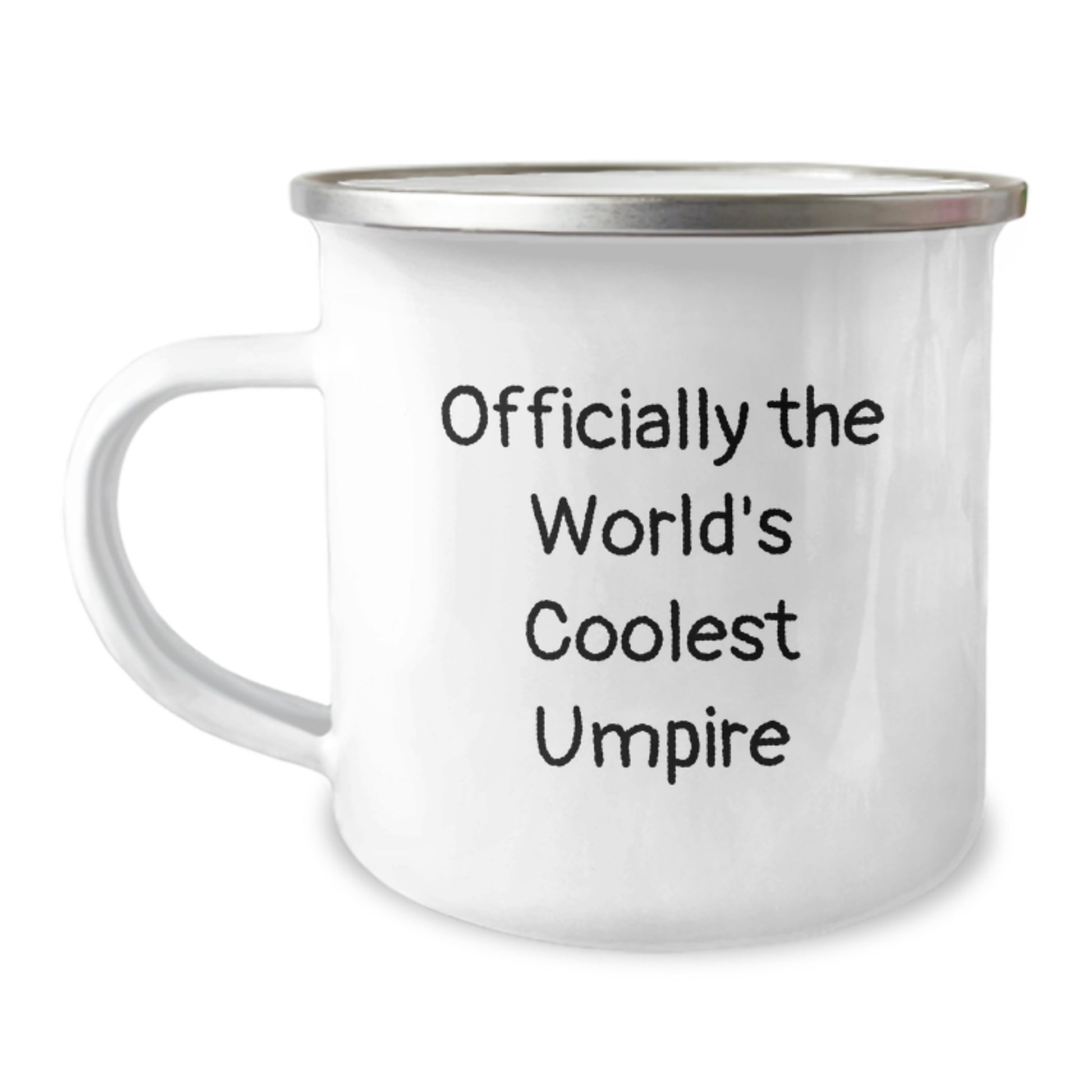 Umpire Gifts from Friends - 'Officially The World's Coolest Umpire' Funny Camping Mug for Graduation - Image 1