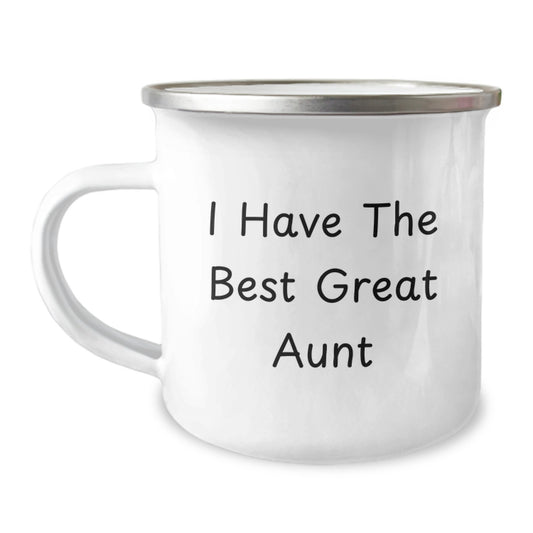 Funny Gifts from Aunt or Great Aunt - Cute Camping Mug for Aunt, Great Aunt Valentine's Unique Gifts - Image 1
