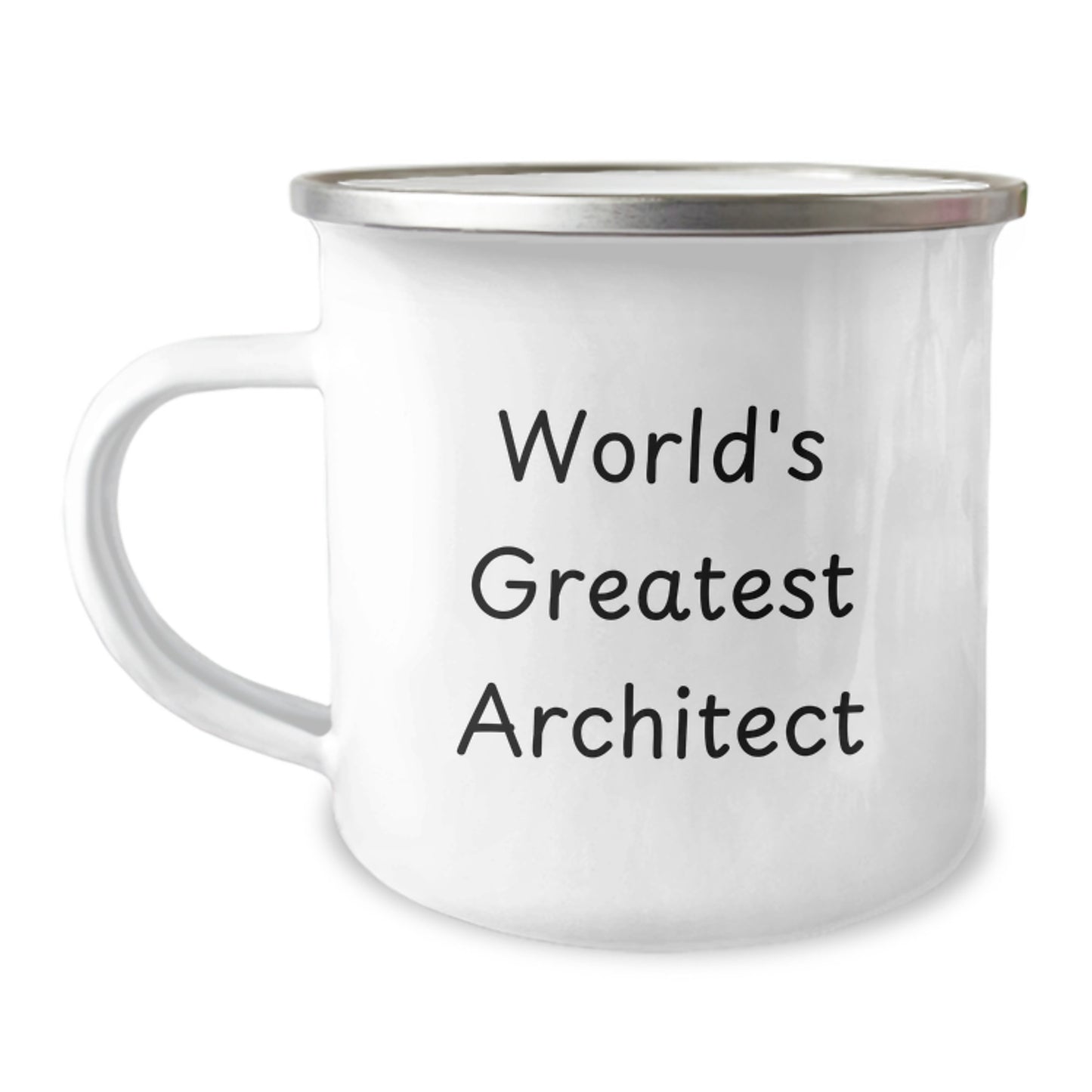 Funny Inspirational Architect Gifts for Men - World's Greatest Architect Camping Mug, Unique Graduation Gifts from Family to Son - Image 1