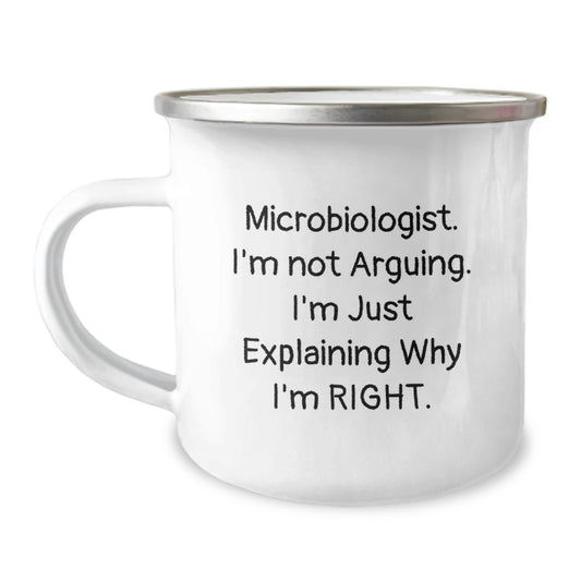 Premium Microbiologist Keepsake Camping Mug for Him Birthday Gift - Image 1