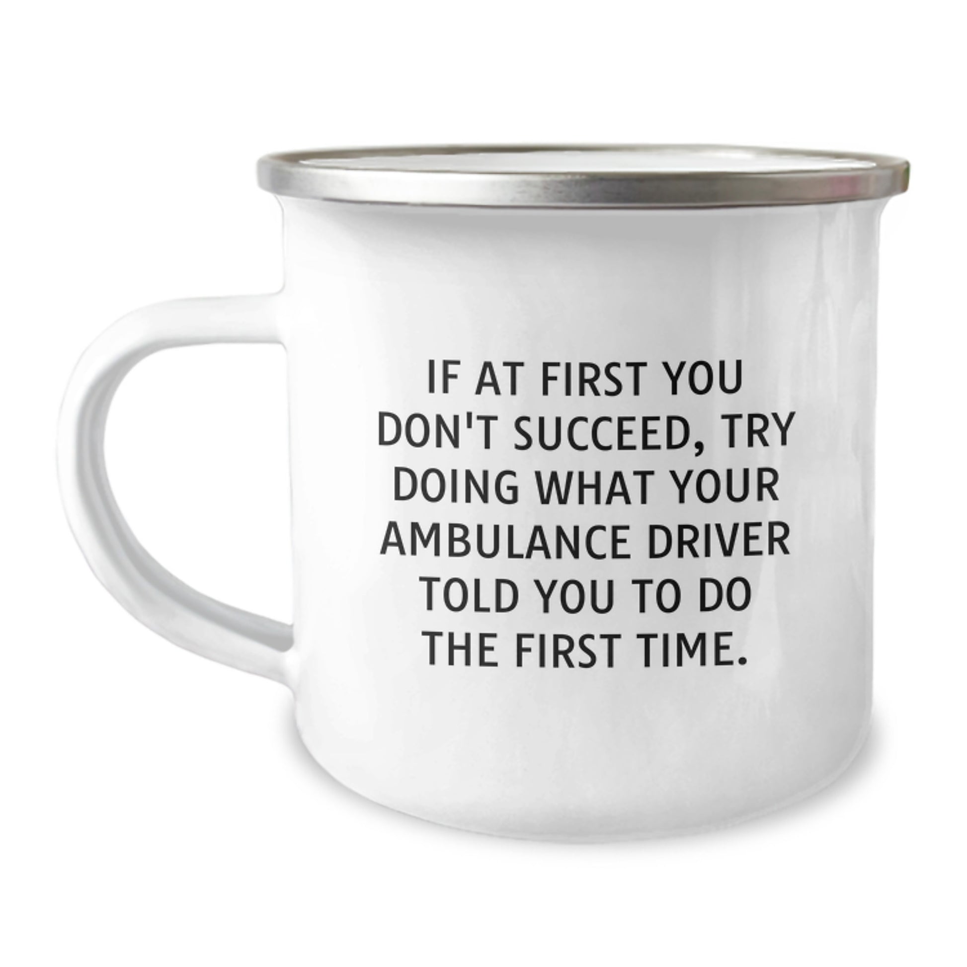 Ambulance Driver Gifts from Friends - Funny Graduation Unique Gifts for Ambulance Driver Men, Funny Camping Mug - Image 1