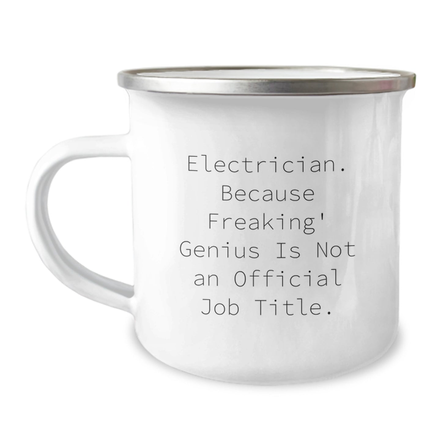 Electrician Gifts, Funny 'Electrician. Because Freaking' genius Is Not An Official Job Title.' Mugs for Men, Unique Christmas Unique Gifts from Friends - Image 1