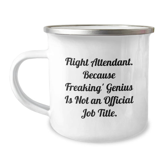 Gifts from Friends to Flight Attendants, Funny Camping Mugs for Valentine's, Unique Flight Attendant Gift - Image 1